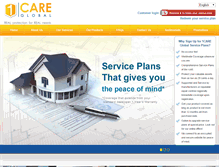 Tablet Screenshot of 1careglobal.com